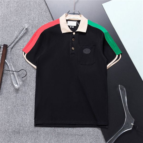 designer men's short sleeve fashion lapel polo shirt sports fashion short sleeve loose letter shopping clothes m-3xl, White;black
designer men's short sleeve fashion lapel polo shirt sports fashion short sleeve loose letter shopping clothes m-3xl, White;black
