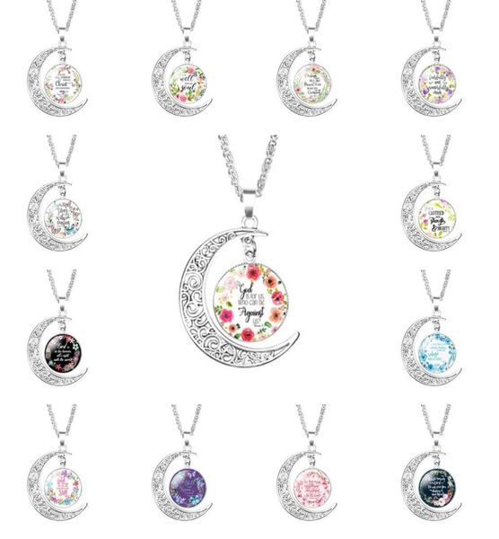 bible verses pendant necklace stainless steel plated glass cabochon charms for women christian quote jewelry collecti1549114, Silver
bible verses pendant necklace stainless steel plated glass cabochon charms for women christian quote jewelry collecti1549114, Silver