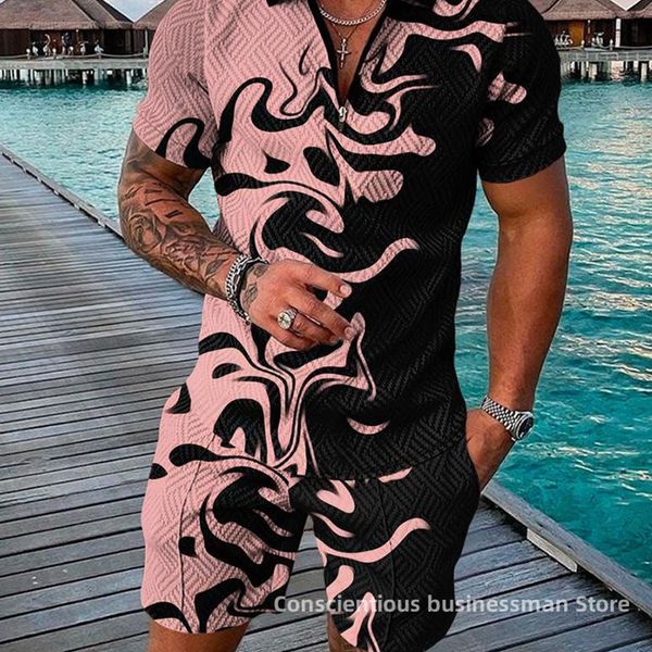 men's tracksuits tracksuit clothes summer suit casual short sleeve polo shirt shorts men 2 piece sets fashion set clothing 230707, Gray
men's tracksuits tracksuit clothes summer suit casual short sleeve polo shirt shorts men 2 piece sets fashion set clothing 230707, Gray