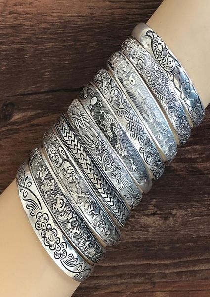 new retro cuff bracelets tibetan silver metal carving fish elephant flower bangles vintage gypsy jewelry female gifts9100143, Golden;silver
new retro cuff bracelets tibetan silver metal carving fish elephant flower bangles vintage gypsy jewelry female gifts9100143, Golden;silver