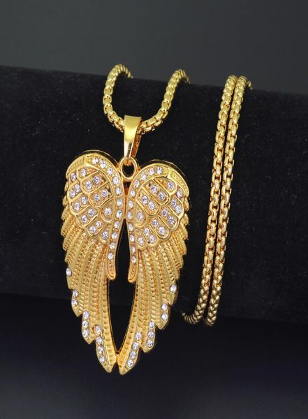 crystal paved angel wing pendants necklaces for men women gold color alloy hip hop bling iced out rapper jewelry8506227, Silver
crystal paved angel wing pendants necklaces for men women gold color alloy hip hop bling iced out rapper jewelry8506227, Silver