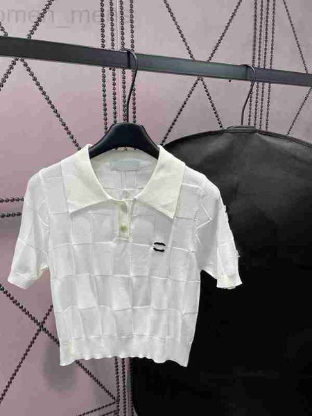 women's knits & tees designer 23ss womens womens clothing spring and summer new checkered pulloknitted poembroidered clothes 54s1, White
women's knits & tees designer 23ss womens womens clothing spring and summer new checkered pulloknitted poembroidered clothes 54s1, White