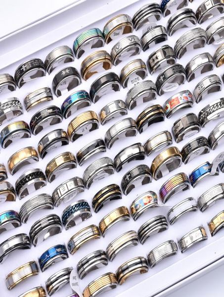 stainless steel spinner rotate decompression mix style rings jewelry for man women size 17mm to 22mm5168392, Golden;silver
stainless steel spinner rotate decompression mix style rings jewelry for man women size 17mm to 22mm5168392, Golden;silver