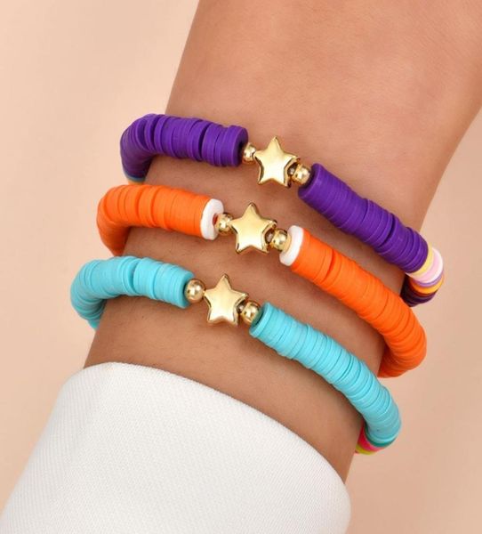 3pcsset colorful polymer clay bracelet for women bohemian golden beads star charm bracelets female jewelry accessories4926230, Black
3pcsset colorful polymer clay bracelet for women bohemian golden beads star charm bracelets female jewelry accessories4926230, Black