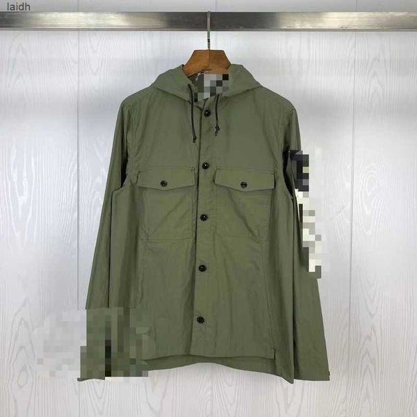 men's jackets 23ss spring compass badge sleeve patched women men pocket coat streetwear turn down collars windbreaker wash shirtmpbc, Black;brown
men's jackets 23ss spring compass badge sleeve patched women men pocket coat streetwear turn down collars windbreaker wash shirtmpbc, Black;brown