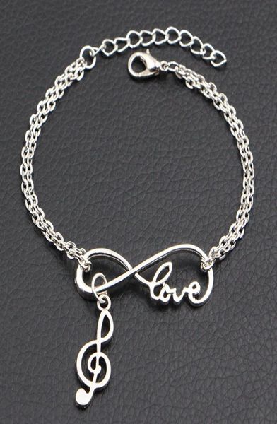 love infinity music note pendant charm bracelets bangles boho fashion handmade silver double link chain bracelets women men jewe9943919, Golden;silver
love infinity music note pendant charm bracelets bangles boho fashion handmade silver double link chain bracelets women men jewe9943919, Golden;silver