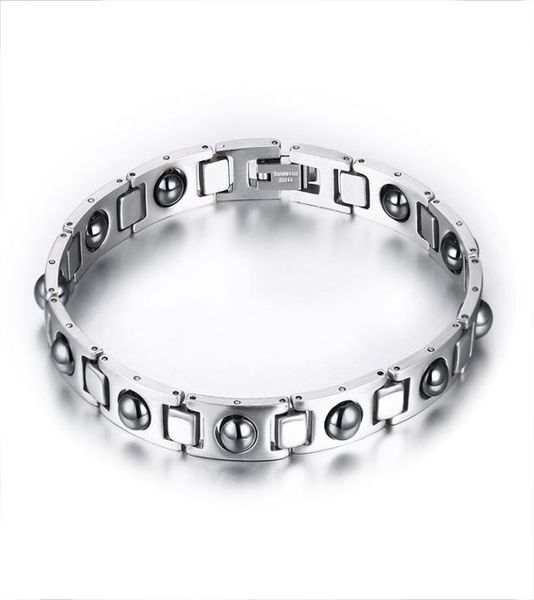 mens energy silver stainless steel silver hematite magnetic therapy power bracelet health wristband magnetic bracelet mens gi9943929, Black
mens energy silver stainless steel silver hematite magnetic therapy power bracelet health wristband magnetic bracelet mens gi9943929, Black