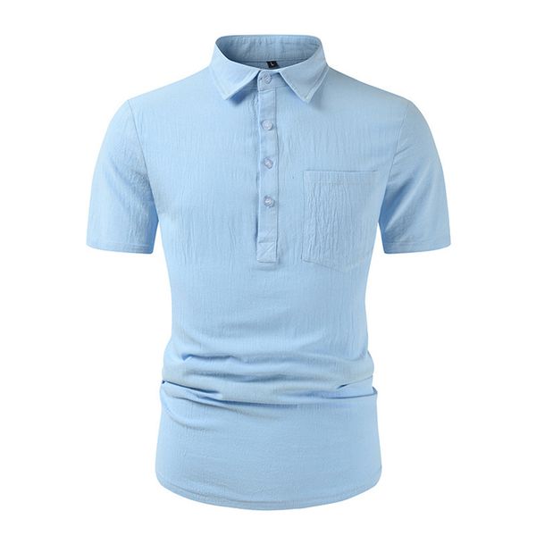 men s dress shirts mens button t shirts blouse short sleeve turn down collar muscle tee 230707, White;black
men s dress shirts mens button t shirts blouse short sleeve turn down collar muscle tee 230707, White;black