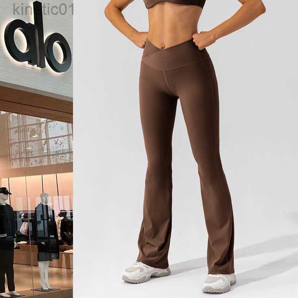 desginer alo yoga legging nude tight dance wide leg pants hip lift high waist casubell-bottoms fitness pants, Black
desginer alo yoga legging nude tight dance wide leg pants hip lift high waist casubell-bottoms fitness pants, Black