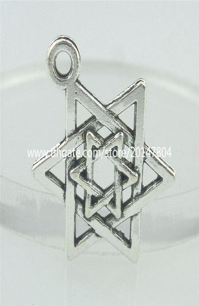 16299 50pcs antique silver vintage star of david magen david witchcraft pendant1184555
16299 50pcs antique silver vintage star of david magen david witchcraft pendant1184555