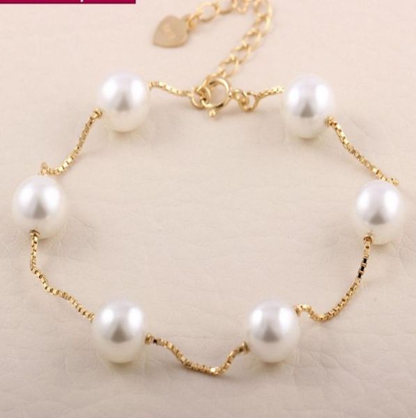 charm bracelets bangles 18k platinum gold plated fashion pearl beads wedding jewelry for women gift yw8700182, Golden;silver
charm bracelets bangles 18k platinum gold plated fashion pearl beads wedding jewelry for women gift yw8700182, Golden;silver