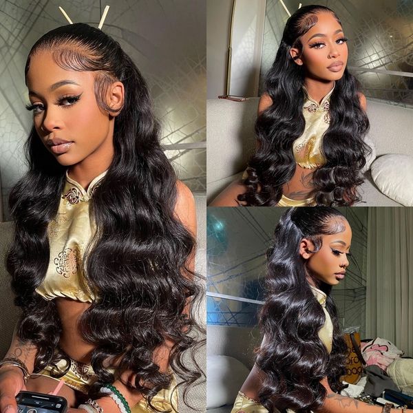 new design transparent 13x4 body wave lace front human hair wig pre plucked natural hairline peruvian remy wigs for women, Black;brown
new design transparent 13x4 body wave lace front human hair wig pre plucked natural hairline peruvian remy wigs for women, Black;brown