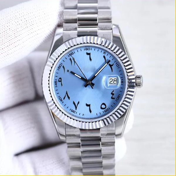 men watch luxury watches ancient arabic 41mm blue datejusts watch smooth mens automatic watches mechanical montre de luxe watches oyster mas, Slivery;brown
men watch luxury watches ancient arabic 41mm blue datejusts watch smooth mens automatic watches mechanical montre de luxe watches oyster mas, Slivery;brown