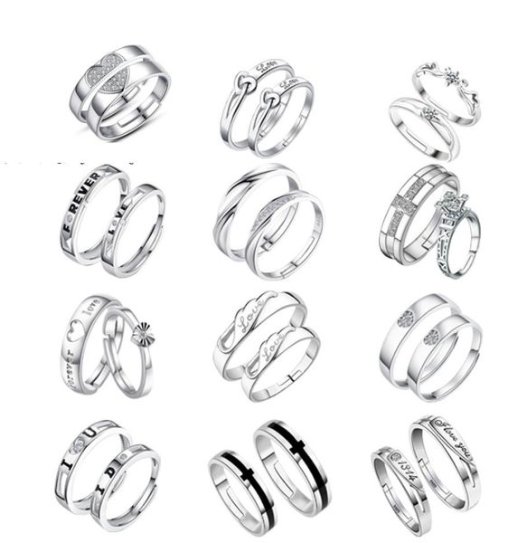16 styles 925 sterling silver couple rings with rhinestone opening adjustable romance lovers rings for women and men fashion jewel7168399
16 styles 925 sterling silver couple rings with rhinestone opening adjustable romance lovers rings for women and men fashion jewel7168399