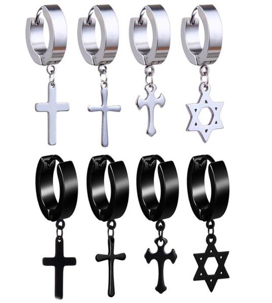 cross pentacle hoop earrings stainless steel pierced ear rings dangle chandelier fashion jewelry for men women will and sandy9631031, Silver
cross pentacle hoop earrings stainless steel pierced ear rings dangle chandelier fashion jewelry for men women will and sandy9631031, Silver