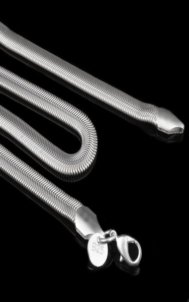 6mm 925 sterling silver snake chain necklace for men women flat smooth lobster clasps thick chains 1624inches fit diy pendant cha9053141
6mm 925 sterling silver snake chain necklace for men women flat smooth lobster clasps thick chains 1624inches fit diy pendant cha9053141