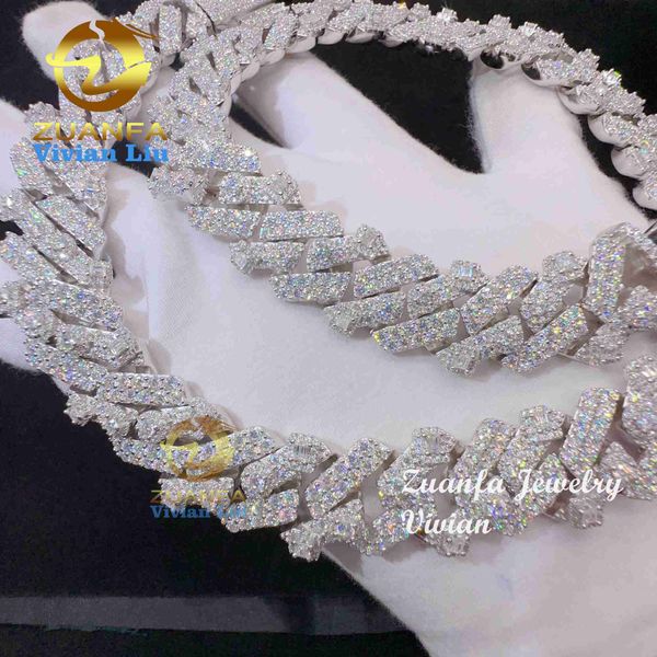 luxury hip hop jewelry iced out vvs moissanite 925 sterling silver diamond cuban link chain
luxury hip hop jewelry iced out vvs moissanite 925 sterling silver diamond cuban link chain