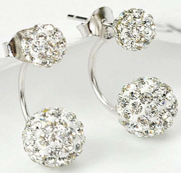 double sided shambala ball stud earrings diamond crystal disco beads earings 925 silver plated fine jewelry for women8850326, Golden;silver
double sided shambala ball stud earrings diamond crystal disco beads earings 925 silver plated fine jewelry for women8850326, Golden;silver
