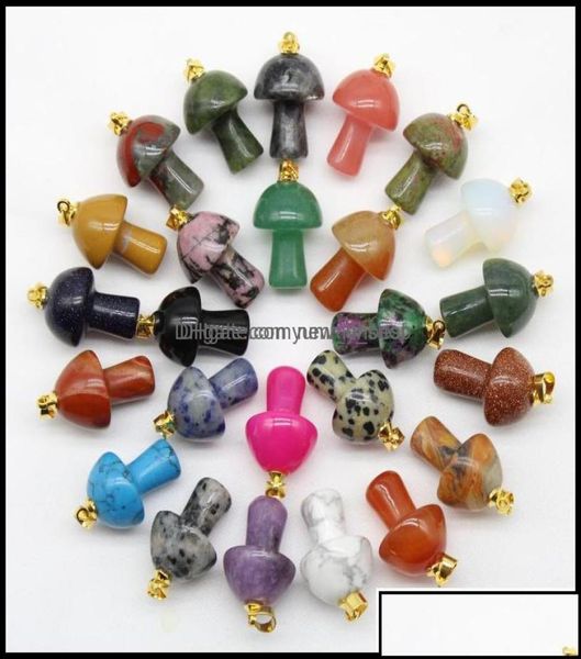 charms jewelry findings components mix natural stone quartz crystal amethyst agates aventurine mushroom pendant for diy making dro2674945, Bronze;silver
charms jewelry findings components mix natural stone quartz crystal amethyst agates aventurine mushroom pendant for diy making dro2674945, Bronze;silver