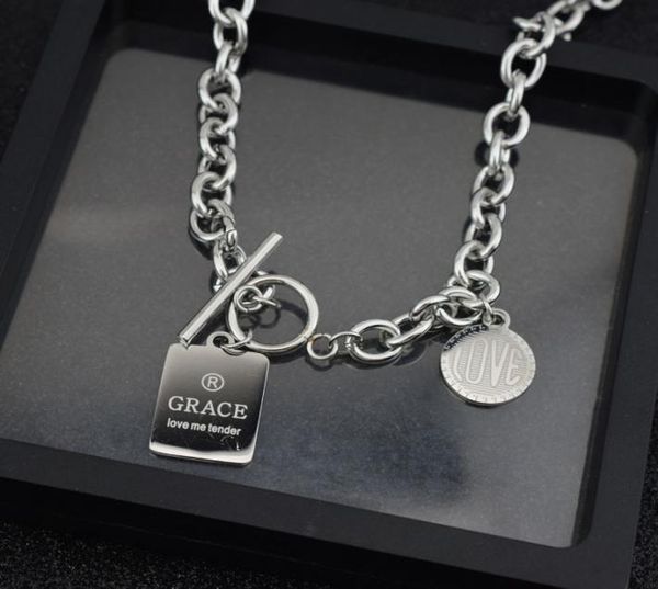 hiphop square round card chain necklace stainless steel short necklace for men women rock rapper charm collar chain jewelry stree1735060, Silver
hiphop square round card chain necklace stainless steel short necklace for men women rock rapper charm collar chain jewelry stree1735060, Silver