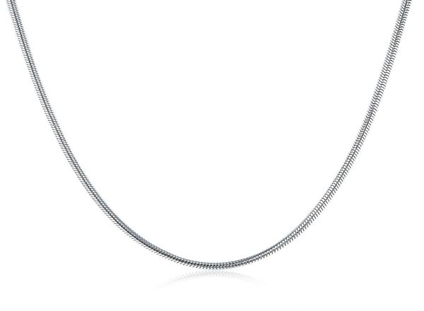 highquality 316l stainless steel snake chain necklace 2mm 1624 inches fashion jewelry factory outlet wjl15175984651, Silver
highquality 316l stainless steel snake chain necklace 2mm 1624 inches fashion jewelry factory outlet wjl15175984651, Silver