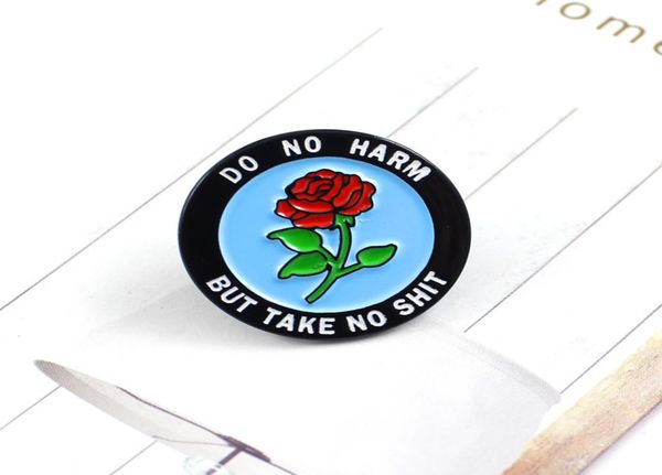 round rose badge enamel lapel pin do no harm but take no shit rose romantic brooch denim backpack cap accessories punk gifts9977555, Gray
round rose badge enamel lapel pin do no harm but take no shit rose romantic brooch denim backpack cap accessories punk gifts9977555, Gray