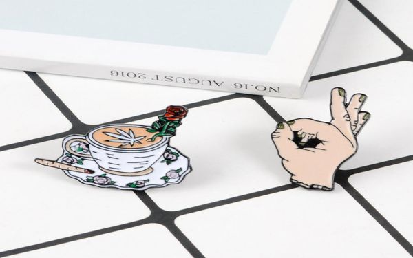 hand and coffee cup enamel pin brooch rose maple leaf ok gesture badge brooch set pin funny life brooches for women men jewelry9905435, Gray
hand and coffee cup enamel pin brooch rose maple leaf ok gesture badge brooch set pin funny life brooches for women men jewelry9905435, Gray