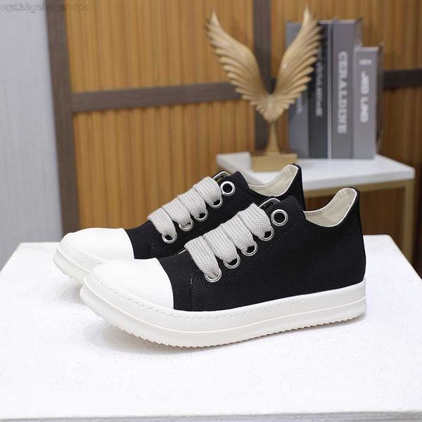 rick casual shoes low canvas women's men's sneakers lace up ro owens male sneakers, Black
rick casual shoes low canvas women's men's sneakers lace up ro owens male sneakers, Black