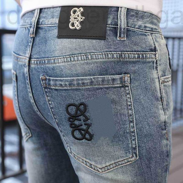 men's jeans designer summer mens jeans trendy slim straight-leg denim trousers pants fashion embroidery casual pants kroo, Blue
men's jeans designer summer mens jeans trendy slim straight-leg denim trousers pants fashion embroidery casual pants kroo, Blue