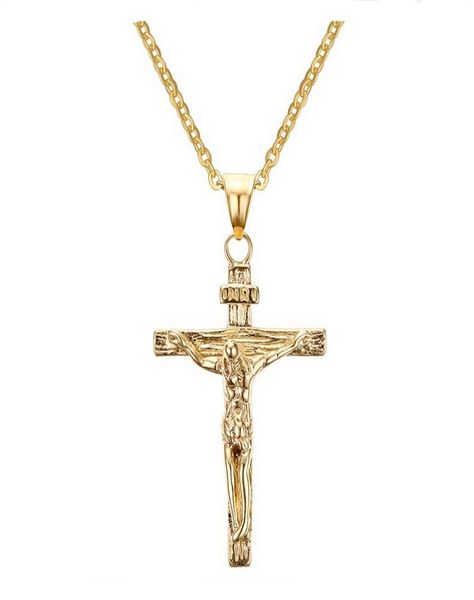 jesus piece pendant christian jewelry gift whole vintage stainless steel18k gold plated chain cross necklace men2319777, Silver
jesus piece pendant christian jewelry gift whole vintage stainless steel18k gold plated chain cross necklace men2319777, Silver