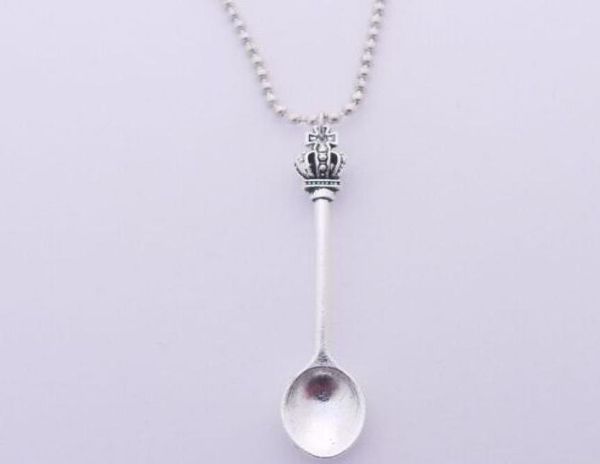 fashion 10pcslot tibetan silver vintage style alice wonderland crown inspired mini tea spoon snuff ball chain necklace diy1018657
fashion 10pcslot tibetan silver vintage style alice wonderland crown inspired mini tea spoon snuff ball chain necklace diy1018657