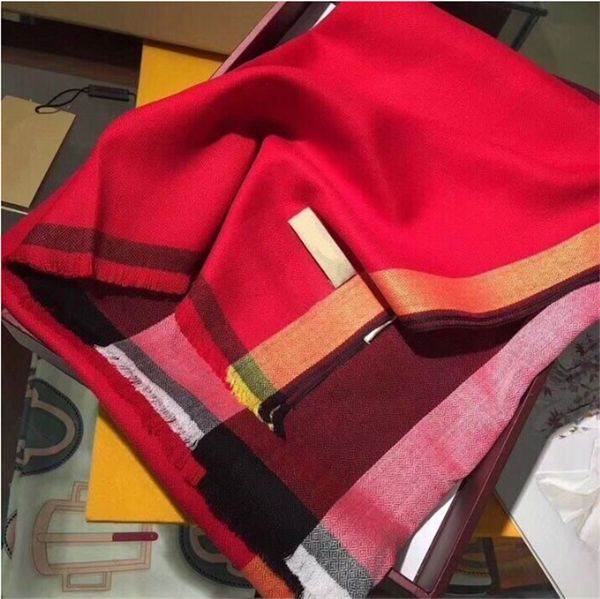 

2023 Striped Echarpe Scarf New Plaid Silk Classic Model 100% Cashmere Designer Scarf Soft Four Seasons Universal Neck Shawl Fringed echarpe designer scarf