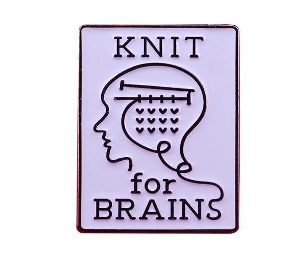 knit for brains enamel pin yarn crochet knit brooch yarn obsessed collector gift8912570, Gray
knit for brains enamel pin yarn crochet knit brooch yarn obsessed collector gift8912570, Gray