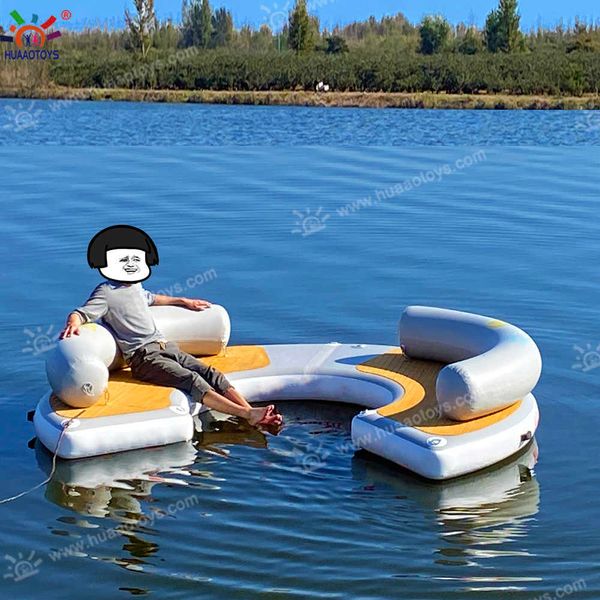 3 meters drop stitch inflatable water party leisure dock platform round shape floating mat
3 meters drop stitch inflatable water party leisure dock platform round shape floating mat