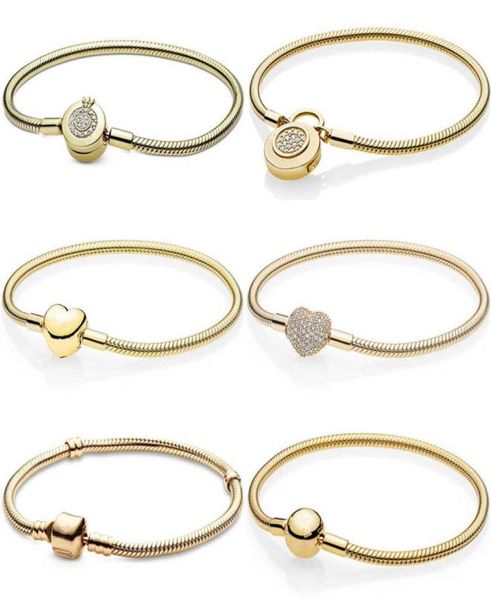 925 sterling silver shine crown o clasp pave heart ball barrel bracelet for pandora bead charm diy jewelry1164339, Golden;silver
925 sterling silver shine crown o clasp pave heart ball barrel bracelet for pandora bead charm diy jewelry1164339, Golden;silver