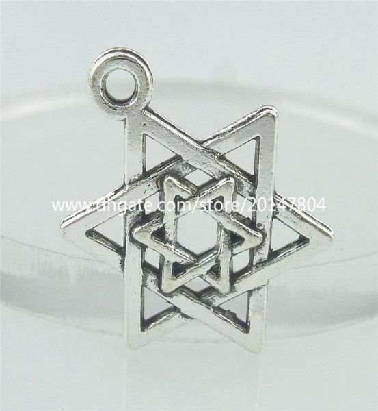 16299 50pcs antique silver vintage star of david magen david witchcraft pendant9801724
16299 50pcs antique silver vintage star of david magen david witchcraft pendant9801724