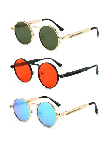 sunglasses metal vintage punk style men retro round y2k cyberpunk women sun glasses fashion eyewear gafas sol mujer uv400 230707, White;black
sunglasses metal vintage punk style men retro round y2k cyberpunk women sun glasses fashion eyewear gafas sol mujer uv400 230707, White;black