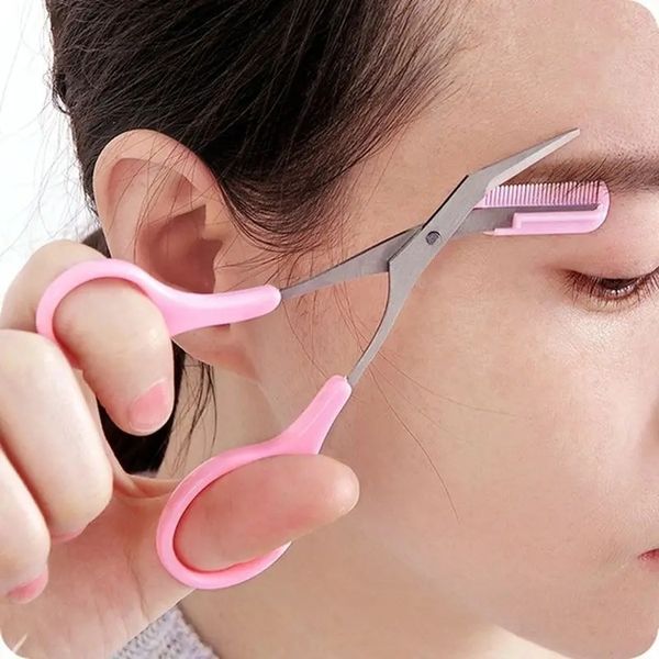eyebrow trimmer scissor with comb lady removal grooming shaping stainless steel eyebrow remover makeup tool
eyebrow trimmer scissor with comb lady removal grooming shaping stainless steel eyebrow remover makeup tool