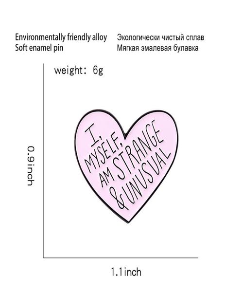 pink love heart i am strange cute small funny enamel brooches pins for women girl christmas gift demin shirt decor brooch pin7444333, Gray
pink love heart i am strange cute small funny enamel brooches pins for women girl christmas gift demin shirt decor brooch pin7444333, Gray