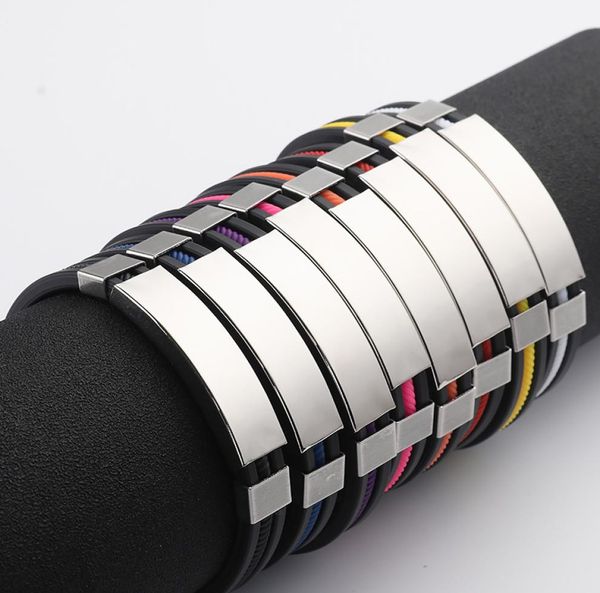 316l stainless steel silicone bracelet for mens women couple black silicone wrap bangle 2019 fashion titanium steel sport jewelr8807824, Golden;silver
316l stainless steel silicone bracelet for mens women couple black silicone wrap bangle 2019 fashion titanium steel sport jewelr8807824, Golden;silver