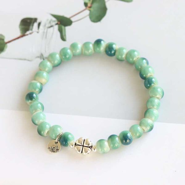 four seasons wandering four-leaf clover literature and art little fresh national style ceramic bracelet small students handstring 460, Golden;silver
four seasons wandering four-leaf clover literature and art little fresh national style ceramic bracelet small students handstring 460, Golden;silver