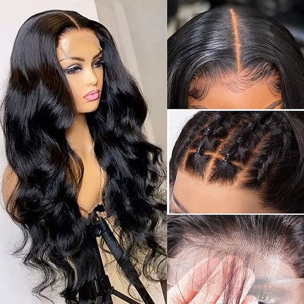 2023 new transparent 13x4 body wave lace front human hair wig pre plucked natural hairline peruvian remy human wigs for women, Black;brown
2023 new transparent 13x4 body wave lace front human hair wig pre plucked natural hairline peruvian remy human wigs for women, Black;brown