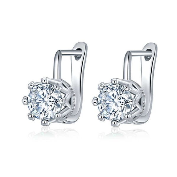 earring cute earrings eight claw round aaa zircon dangle clip on earing white gold shiny for women girlsiced out cz cubic zirconia piercing, Golden
earring cute earrings eight claw round aaa zircon dangle clip on earing white gold shiny for women girlsiced out cz cubic zirconia piercing, Golden
