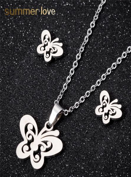 stainless steel butterfly pendant necklace stud earring set for women girls link chain earring lovely silver gold jew7451351
stainless steel butterfly pendant necklace stud earring set for women girls link chain earring lovely silver gold jew7451351