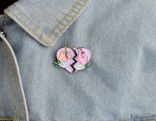 buds brooch pins button metal enamel broken heart charm brooches fit denim jacket collar badge for women bbf friendship jewel5402398, Gray
buds brooch pins button metal enamel broken heart charm brooches fit denim jacket collar badge for women bbf friendship jewel5402398, Gray