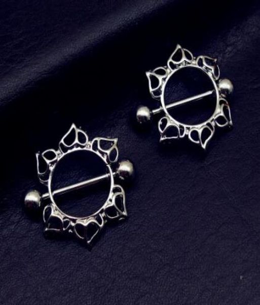 2pcs sweet 316l surgical steel flower nipple bar barbell shield cover piercing ring body piercing jewelry 4518809, Silver
2pcs sweet 316l surgical steel flower nipple bar barbell shield cover piercing ring body piercing jewelry 4518809, Silver