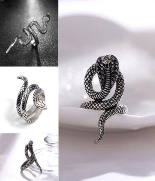 whole fashion snake rings for women silver black stainless steel punk rock ring vintage animal jewelry 1703959
whole fashion snake rings for women silver black stainless steel punk rock ring vintage animal jewelry 1703959