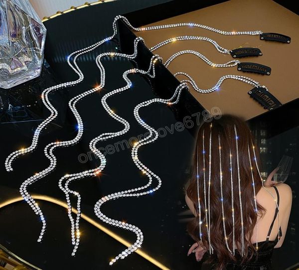 flashing diamond chain hairpin braided headdress tassel hair clips temperament ponytail hair extensions hairband5810071, Golden;silver
flashing diamond chain hairpin braided headdress tassel hair clips temperament ponytail hair extensions hairband5810071, Golden;silver