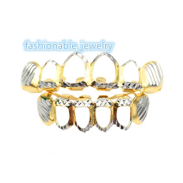 new gold silver hollow open dlampnd cut 6 tooth bottom grills teeth caps tooth hiphop grillz set party jewelry, Black
new gold silver hollow open dlampnd cut 6 tooth bottom grills teeth caps tooth hiphop grillz set party jewelry, Black