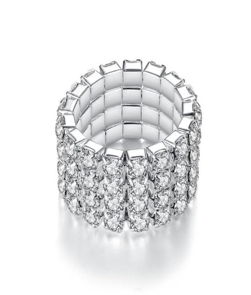 2019 new 1 2 3 4 layer elastic crystal ring silver tennis rings for women wedding engagement jewelry3708268
2019 new 1 2 3 4 layer elastic crystal ring silver tennis rings for women wedding engagement jewelry3708268